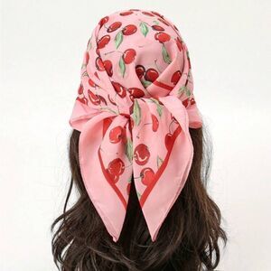 Cherry scarf A1151